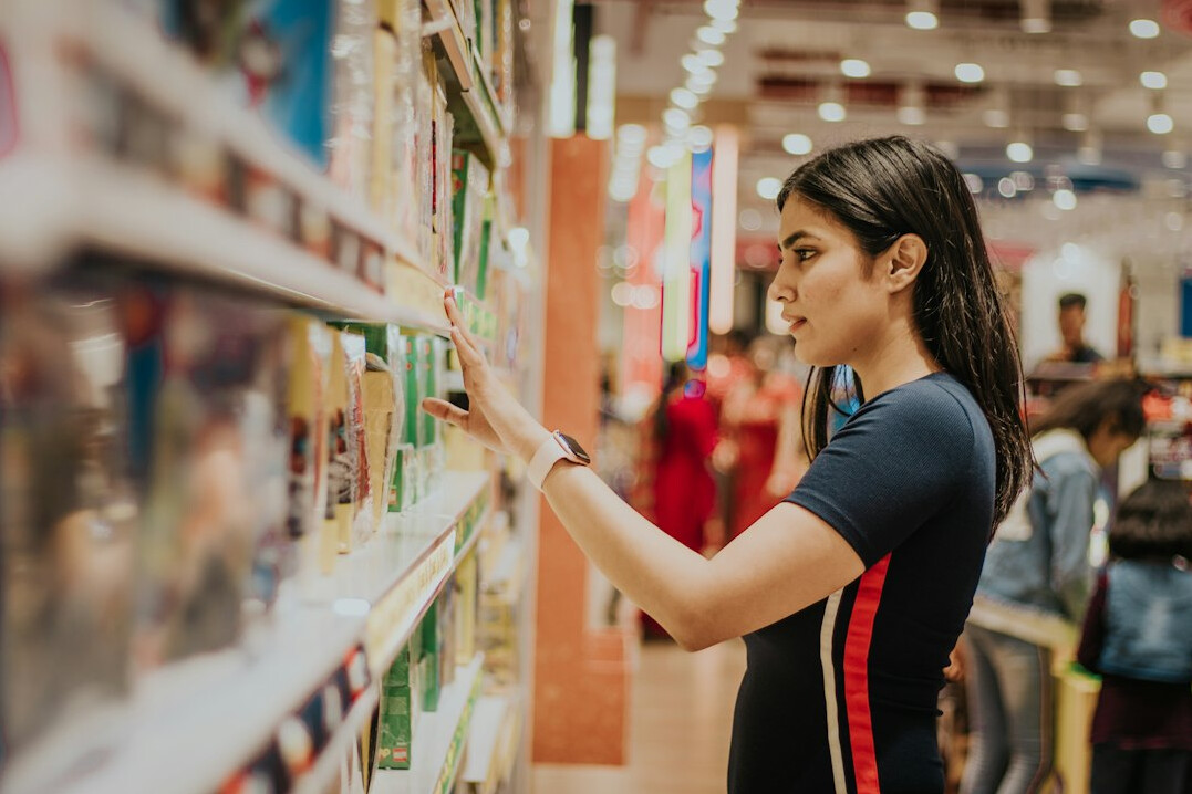 store detective observing customers