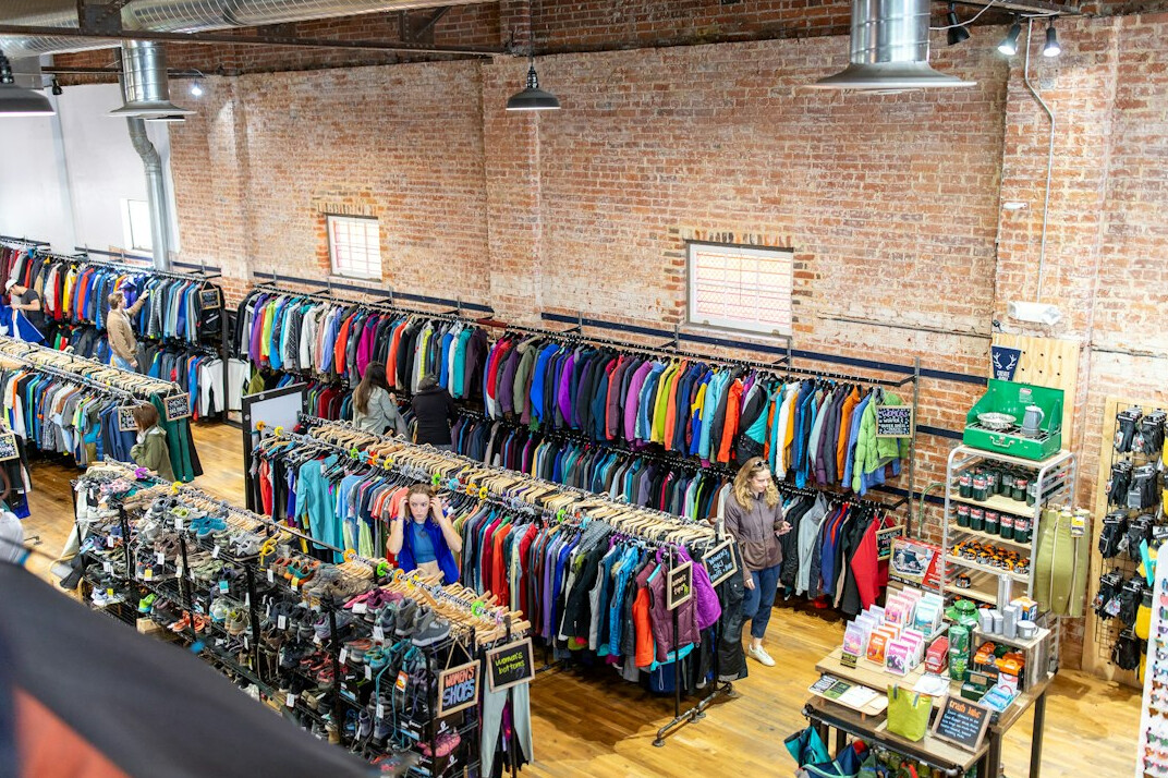 shoplifter in clothing store
